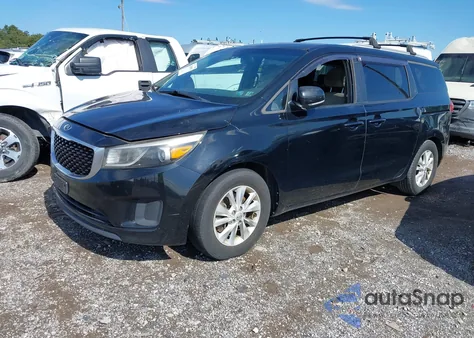 2015 Kia Sedona Lx z USA, uszkodzony, nr VIN KNDMB5C13F6066917